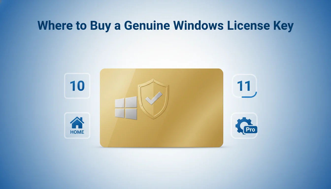 Where to Buy a Genuine Windows License Key in 2026