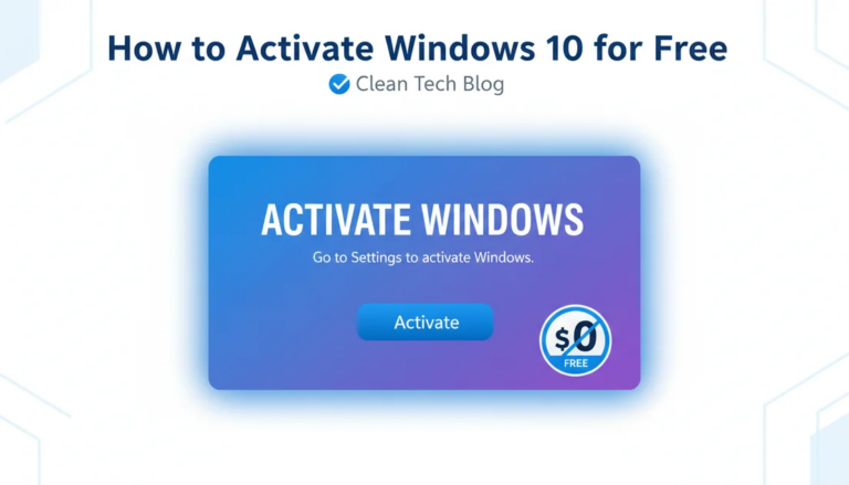 How to activate Windows 10 for free legitimate methods
