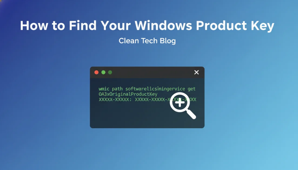 How to find your Windows product key using CMD PowerShell or Microsoft account