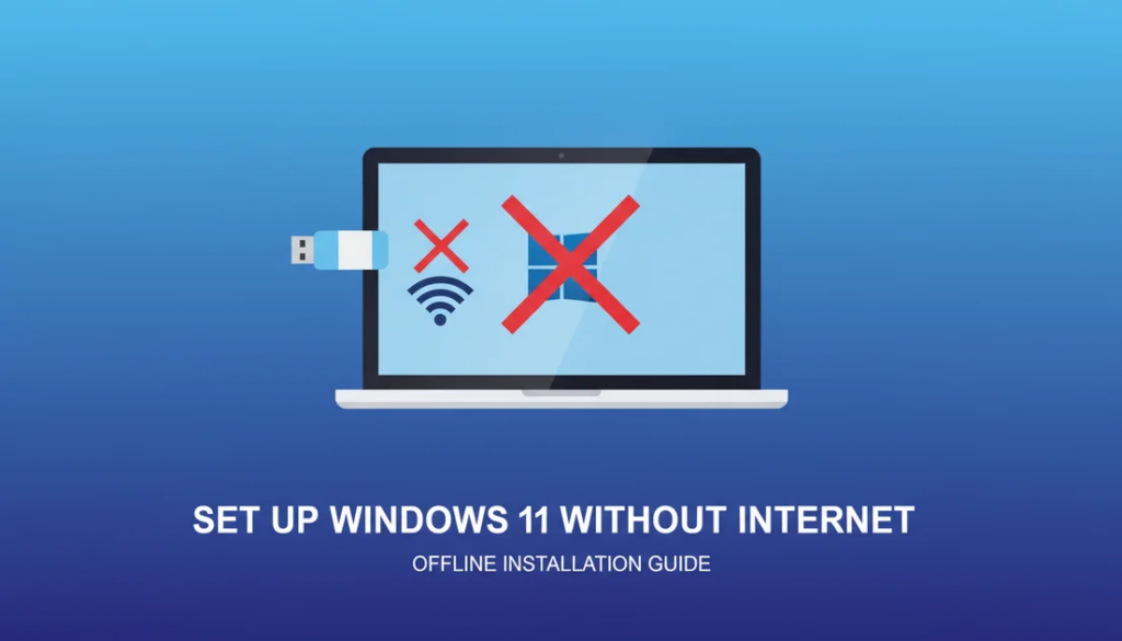 How to set up Windows 11 without internet connection offline guide