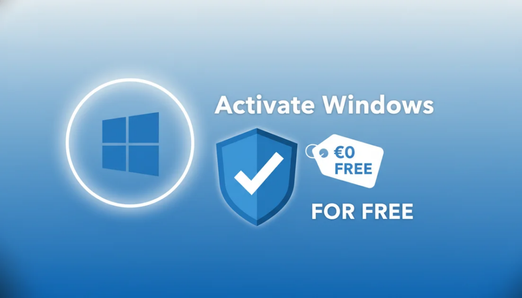 How to activate Windows for free legitimate methods