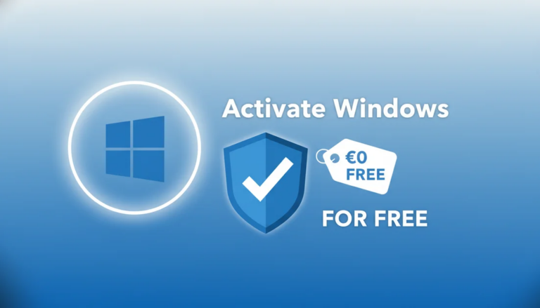 How to activate Windows for free legitimate methods