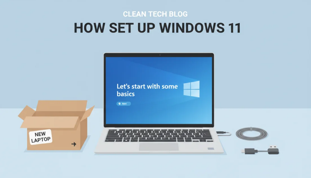 How to set up Windows 11 on new PC or laptop step by step