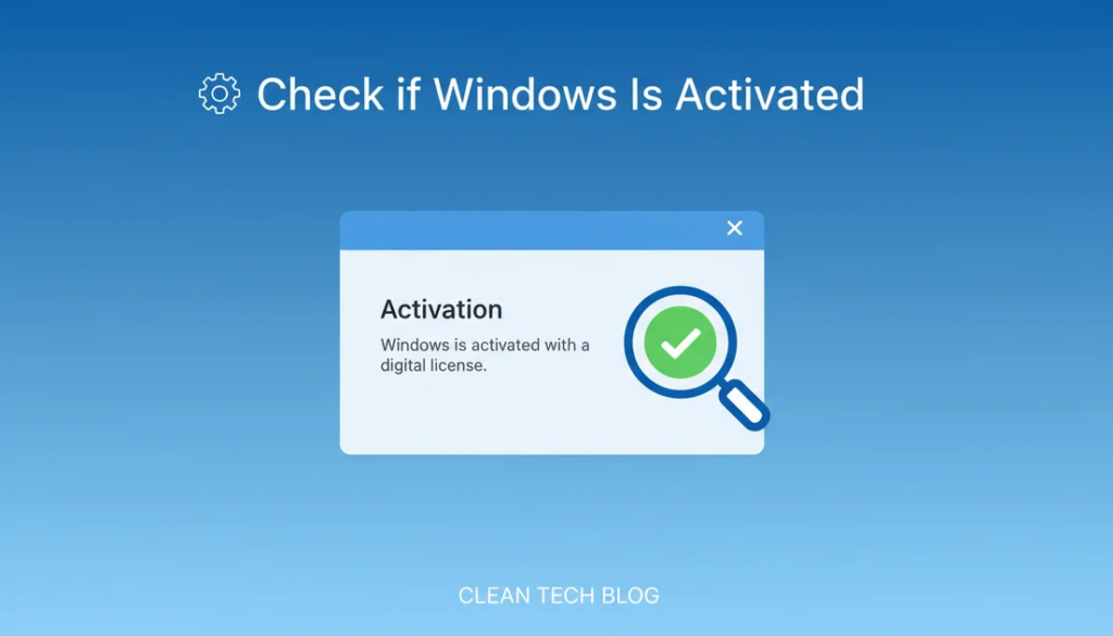 How to check if Windows is activated status guide
