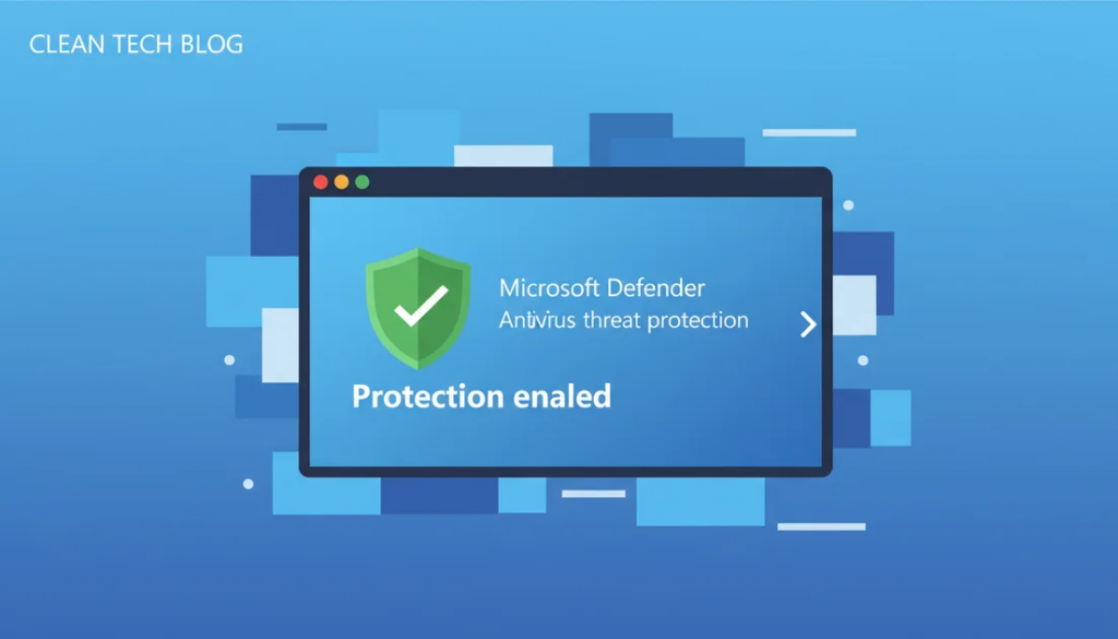 How to activate Windows Defender Microsoft Defender Antivirus